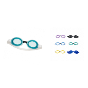 Combo natación Athleexit con gafas, gorro, tirabands de resistencia y tablet reutilizable para entrenamientos acuáticos